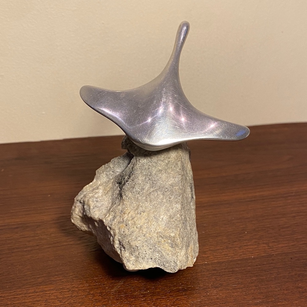 Vintage HOSELTON CANADA Canada Goose Sculpture on Stone